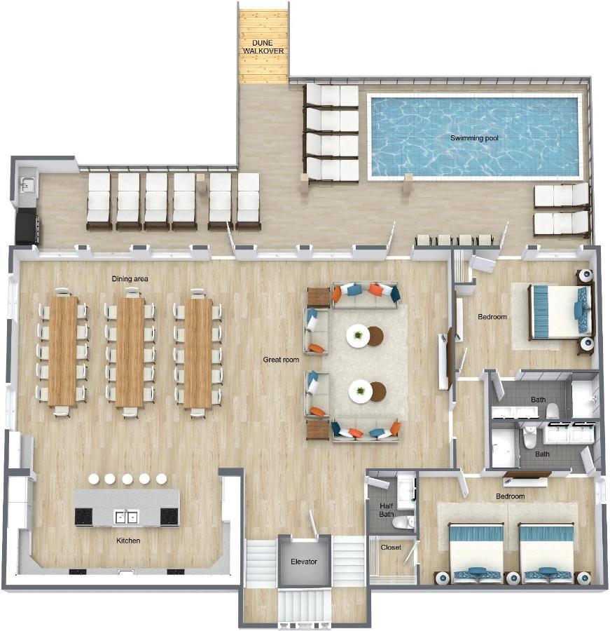 The Pearl Gulf Front W-Prvt Heated Pool, 12 Bdrm -12,5Bath Alvacationrentals Gulf Shores Kültér fotó