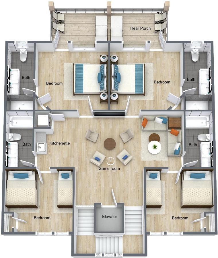 The Pearl Gulf Front W-Prvt Heated Pool, 12 Bdrm -12,5Bath Alvacationrentals Gulf Shores Kültér fotó